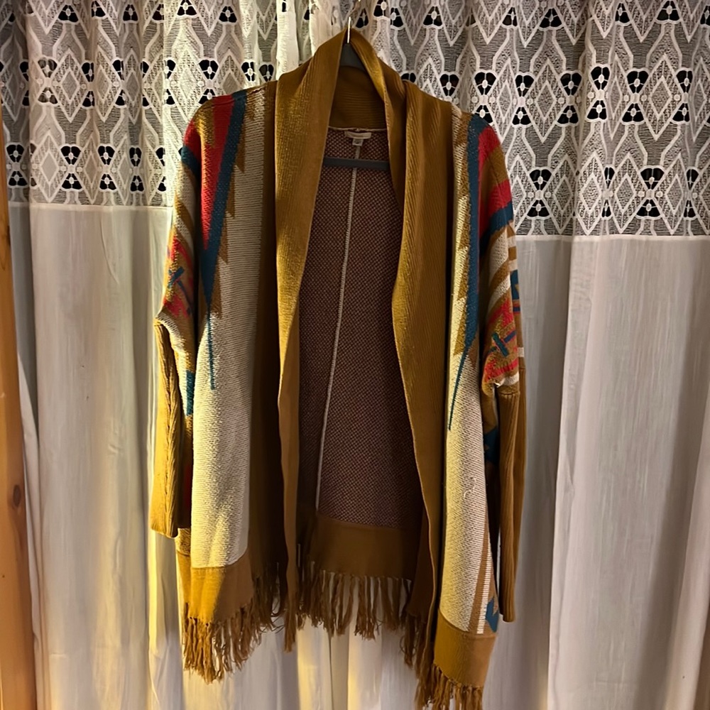 Ecoté open cardigan sweater size M